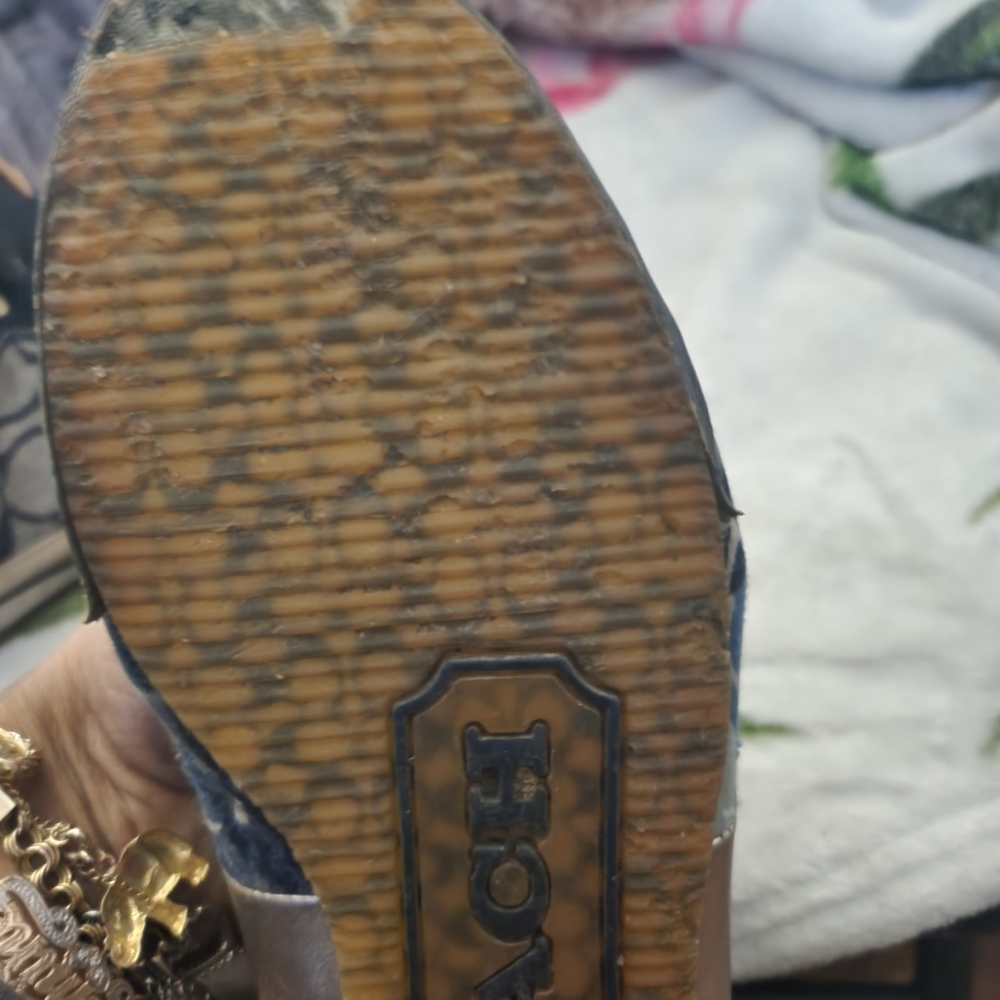 Coach Blue Patchwork Sneakers - image 2